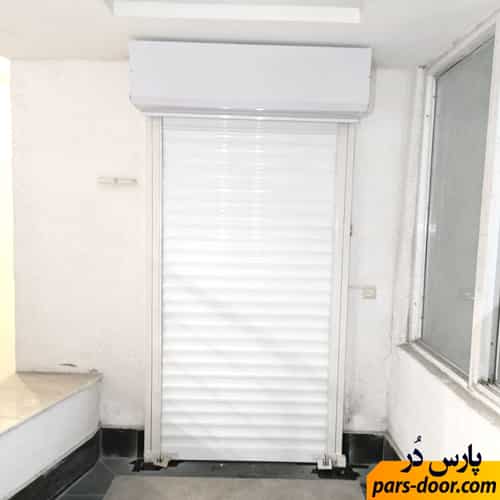 حفاظ کرکره برقی سفید ساده