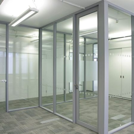قیمت پارتیشن اداری دوجداره شیشه ای