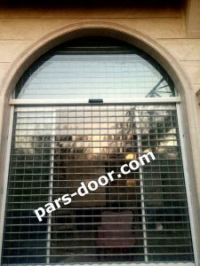 کرکره برقی شفاف پلی کربنات برای مغازه